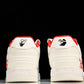 Off-White Out Of Office OOO Low Top "For Walking - White Red