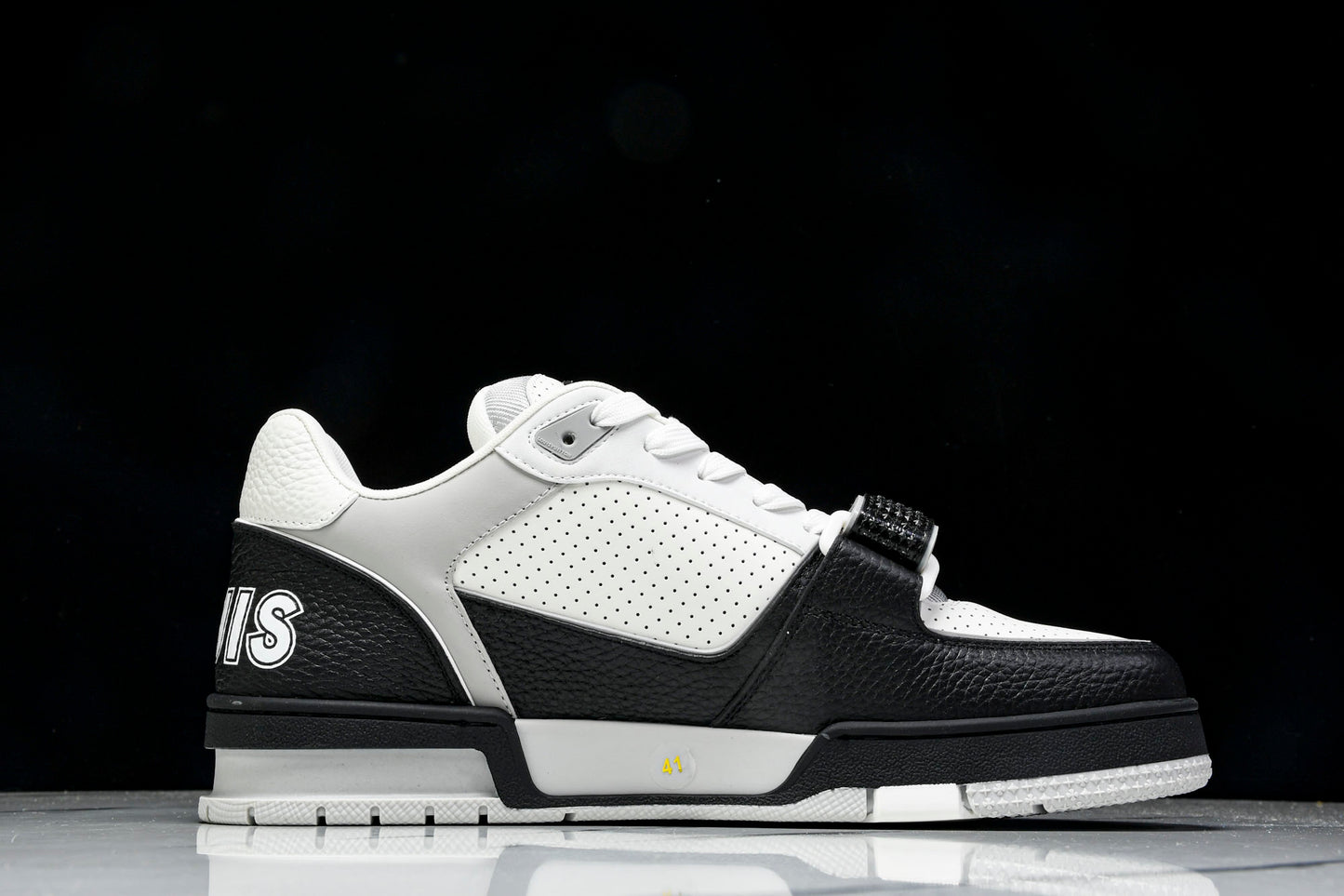 Louis Vuittоп Trainer Low Velcro Strap 'Perforated Black'
