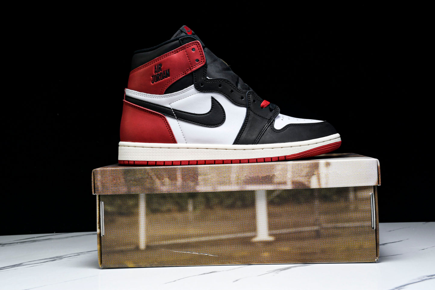 AJ1 High OG 'Black Toe Reimagined'