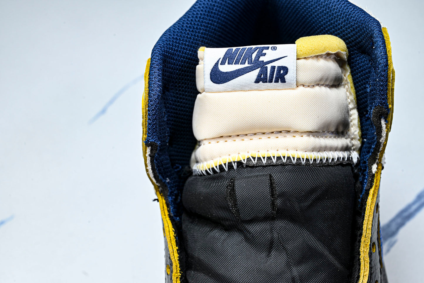 Union LA x Fragment x AJ1 Retro High 'Black Sport Royal'