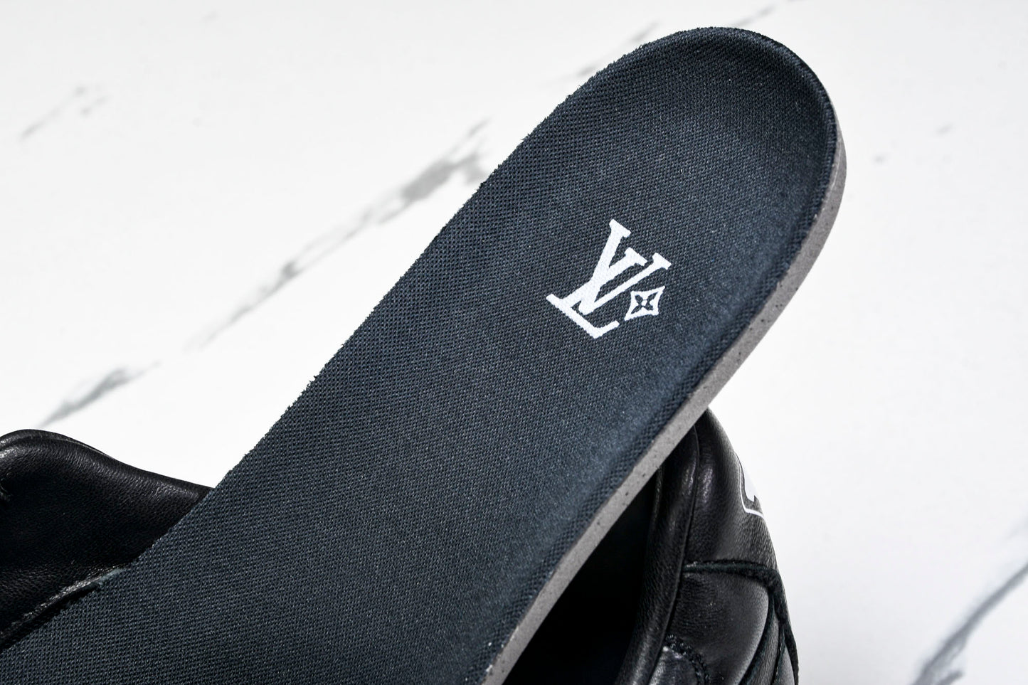 Louis Vuittоп Footprint Football Sneaker 'Black'