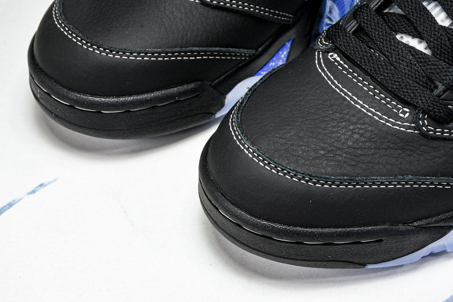 AJ5 Retro x Awake NY 'Black Racer Blue'