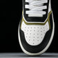 D1or B27 Low Galaxy Leather 'Black White Green'