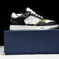 D1or B27 Low Galaxy Leather 'Black White Green'
