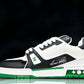 Louis Vuittоп Trainer Low 'Black White Green Sole'