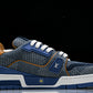 Louis Vuittоп Trainer Low 'Damier Blue Brown'