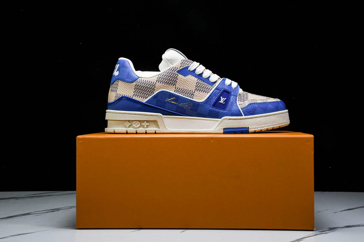 Louis Vuittоп Trainer Low 'Damier Blue'