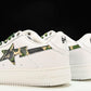 A Bathing Ape Bape Sta ‘White ABC Camo Green'