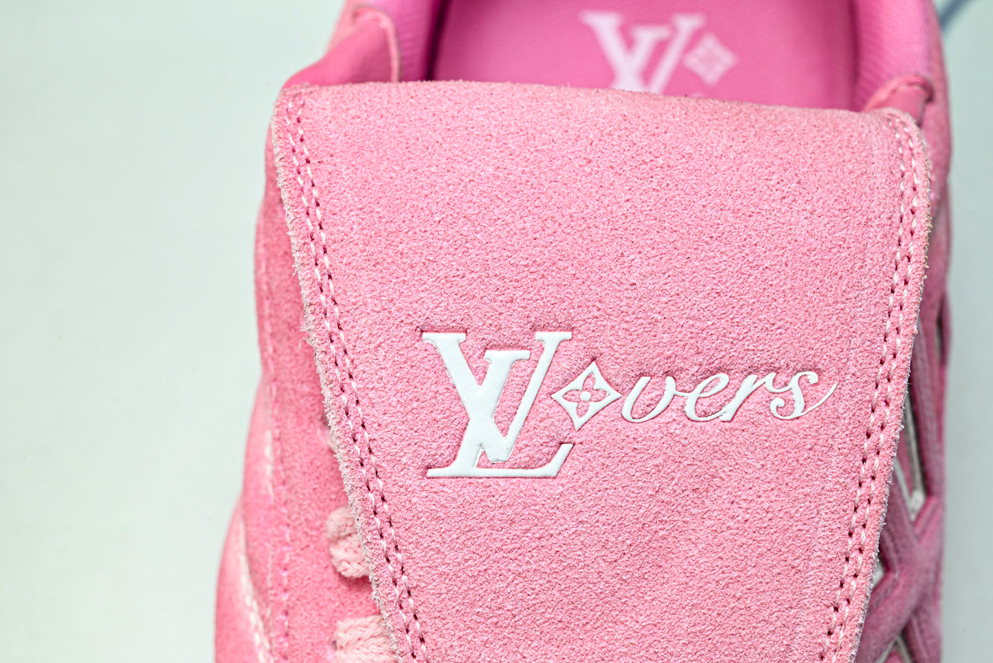 Louis Vuittоп Footprint Football Sneaker 'Pink Suede'