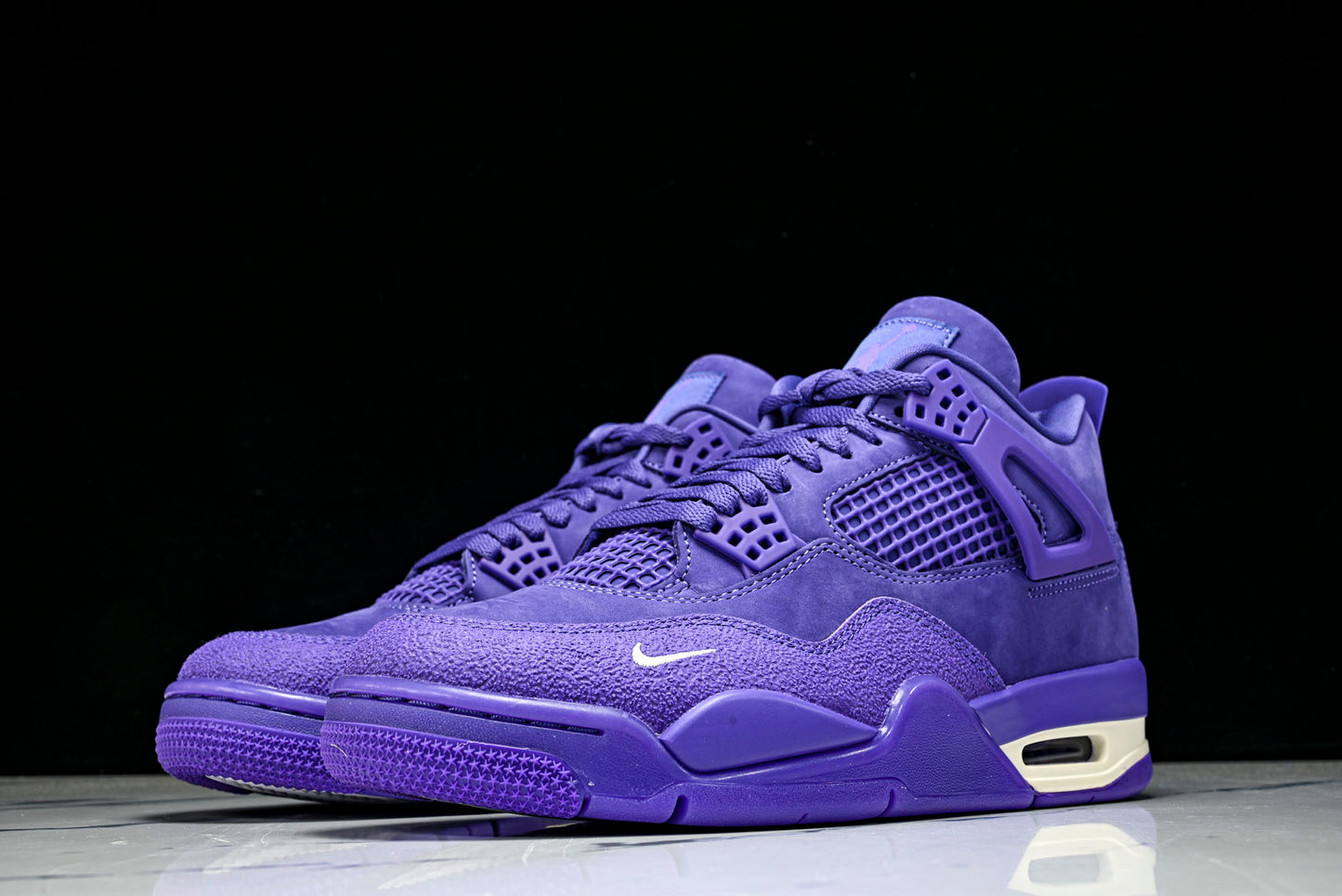 Nigel Sylvester x AJ4 Retro OG Brick by Brick 'Purple' (Unreleased)