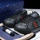 Guссi Ace Web 'Black Monogram'