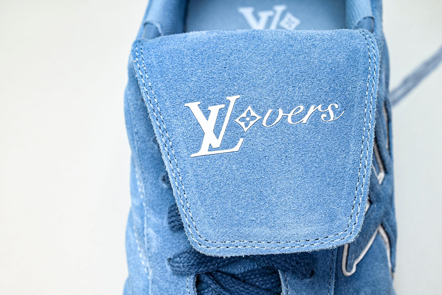 Louis Vuittоп Footprint Football Sneaker 'Blue Suede'
