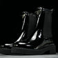 Prada Patent Chelsea Boots 'Black'
