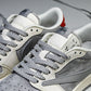 Travis Scott AJ1 Low x Stussy 'Grey White Red' (Custom)