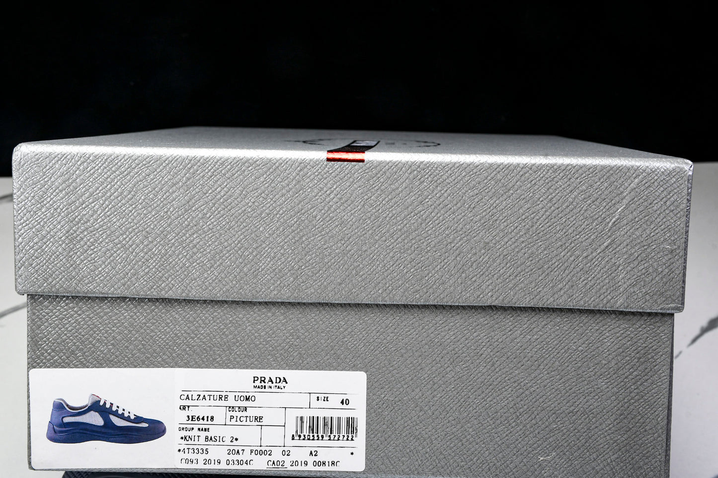 Prada America's Cup Sneaker Soft Rubber 'Royal Blue'