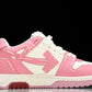 Off-White Out Of Office OOO Low Top 'Sartorial Stitching - Pink White'
