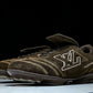 Louis Vuittоп Footprint Football Sneaker 'Brown Suede'