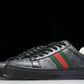 Guссi Ace Web 'Black Monogram'