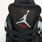 AJ4 Retro 'Black Canvas'