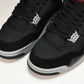 AJ4 Retro 'Black Canvas'