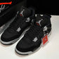 AJ4 Retro 'Black Canvas'
