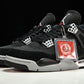 AJ4 Retro 'Black Canvas'