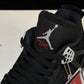 AJ4 Retro 'Black Canvas'