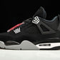 AJ4 Retro 'Black Canvas'