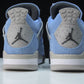 AJ4 Retro 'University Blue'