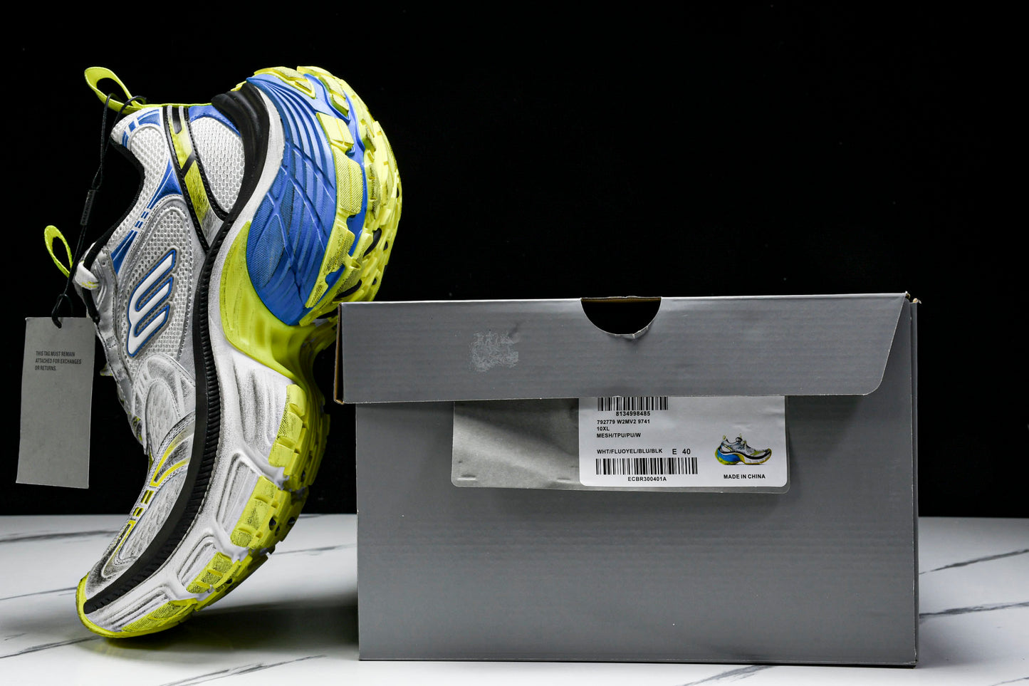 10XL Sneaker 'White Yellow Blue'