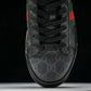 Guссi Ace Web 'Black Monogram'