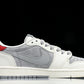 Travis Scott AJ1 Low x Stussy 'Grey White Red' (Custom)