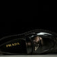 Prada Chocolate Patent Loafers 'Black'