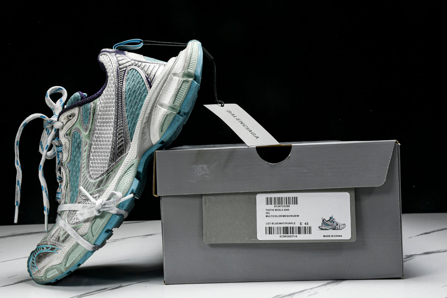 3XL Sneaker 'White Light Blue'