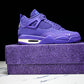 Nigel Sylvester x AJ4 Retro OG Brick by Brick 'Purple' (Unreleased)