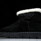 Prada Suede Booties 'Black'