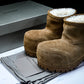 Вalenciaga Alaska Fur Low Boot 'Brown'