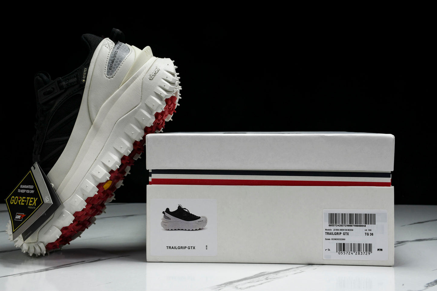 Moncler Trailgrip GTX 'White Black'