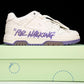 Off-White Out Of Office OOO Low Top "For Walking" - White Lilac