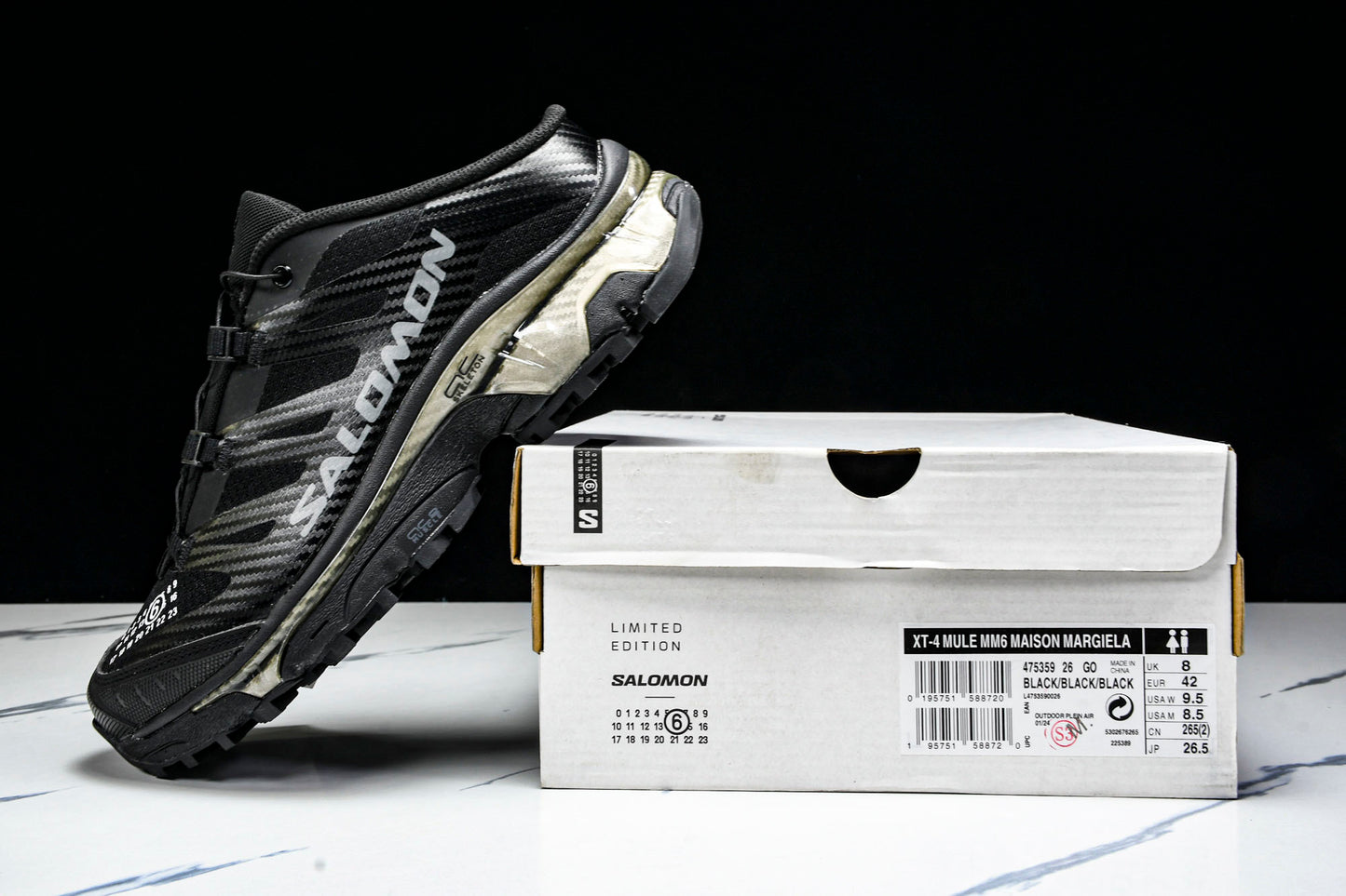 Salomon x MM6 Maison Margiela XT-4 Mule 'Black'