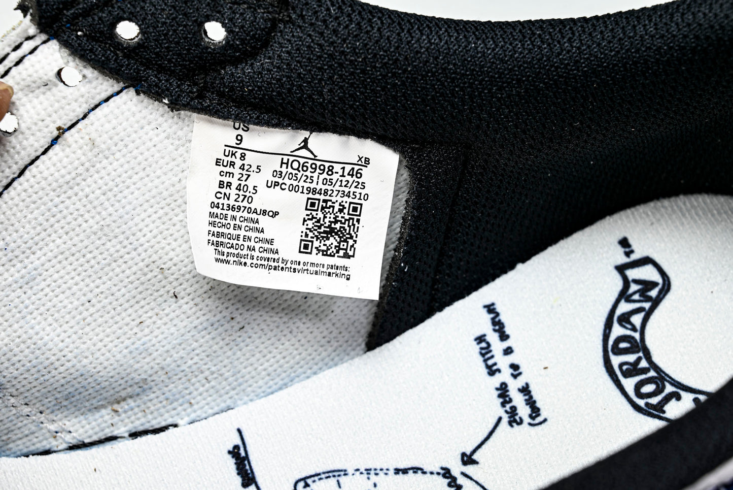 AJ1 Low Union LA 'Storm Blue' (Unreleased)