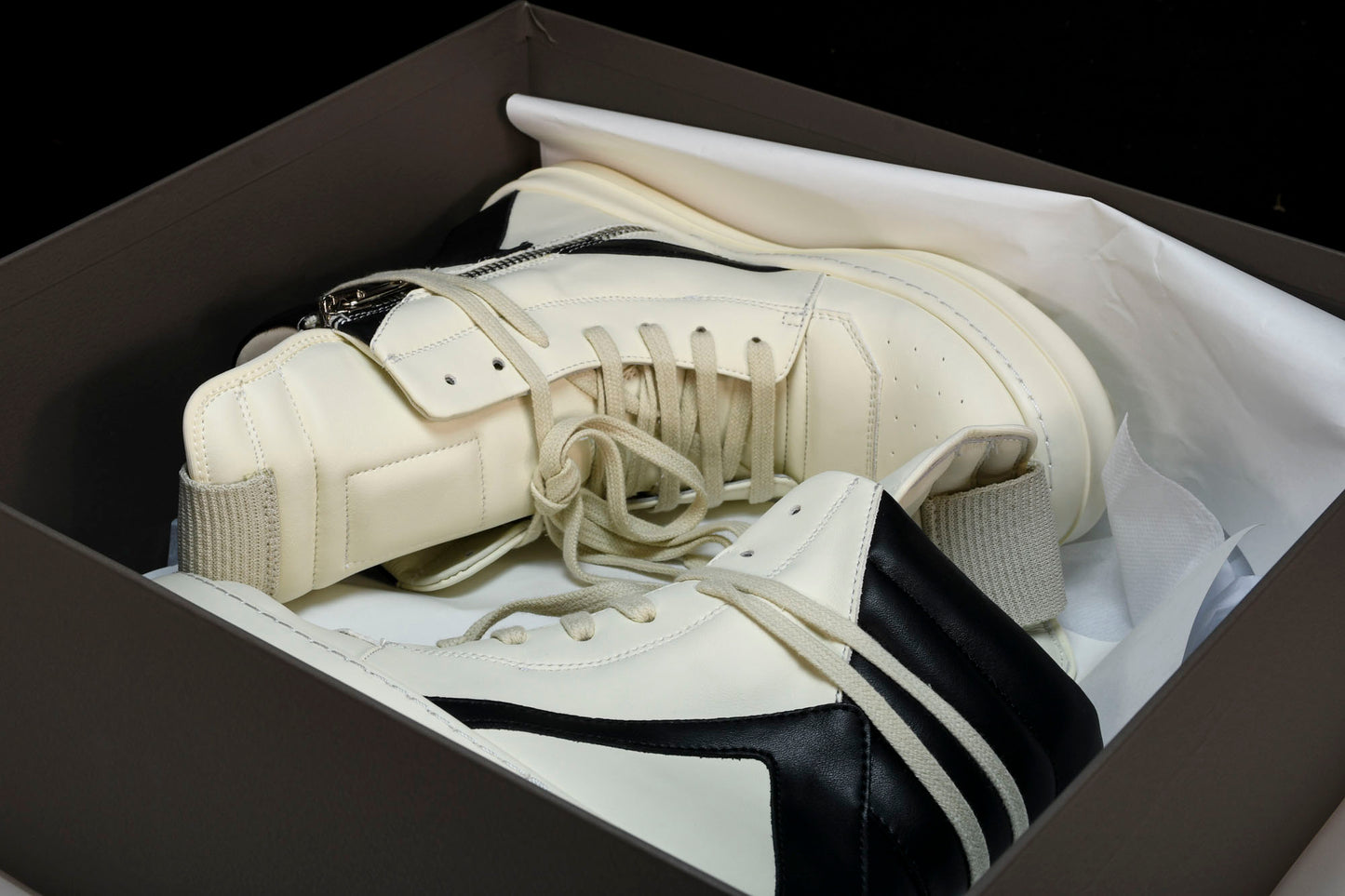 Rick Owens Geobasket 'Milk'