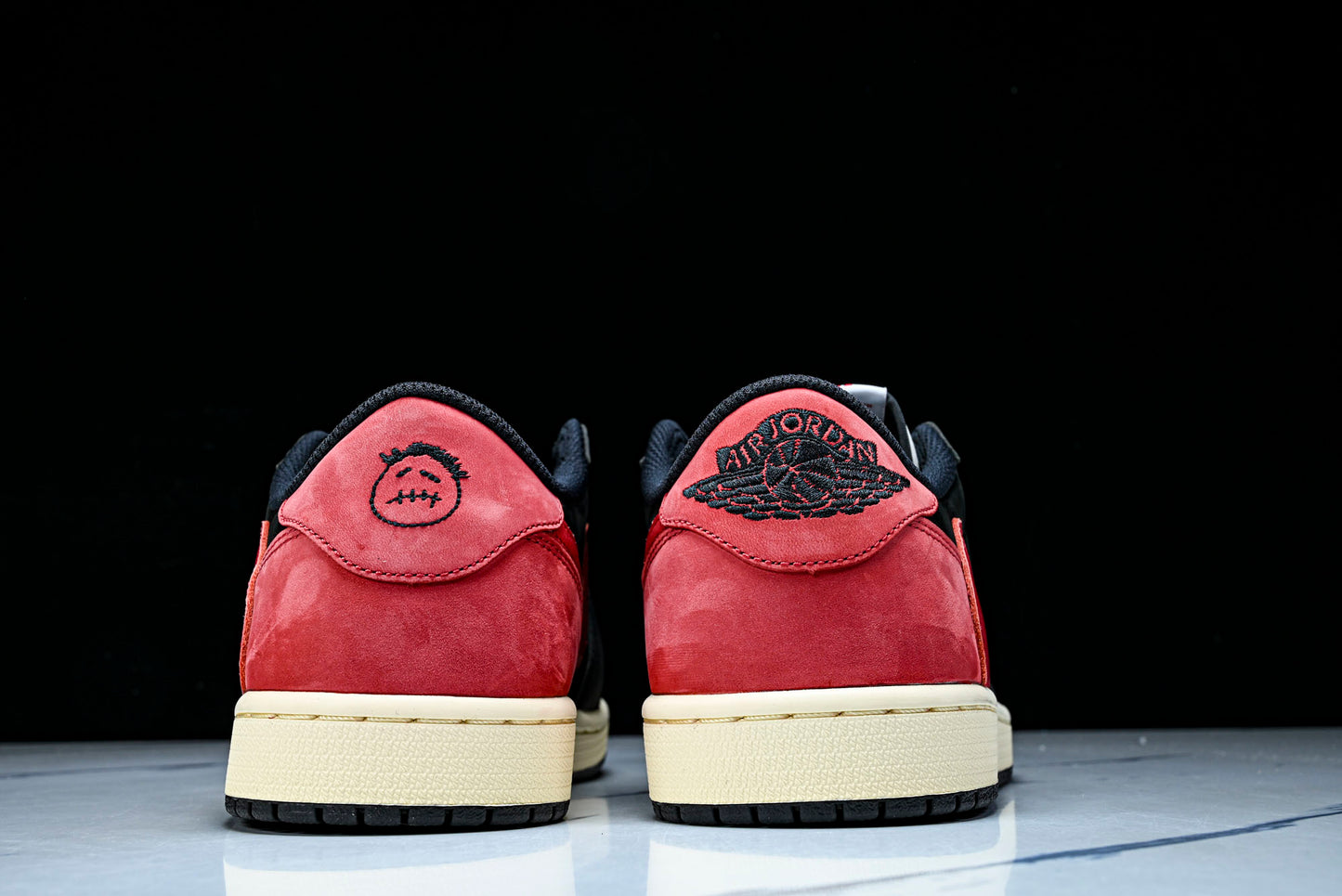 Travis Scott AJ1 Retro Low ‘Black Red' (Unreleased)