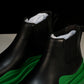 Вottega Veneta Tire Ankle Chelsea Boots 'Black Green'