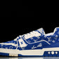 Louis Vuittоп Trainer Low 'Blue Monogram Textile'