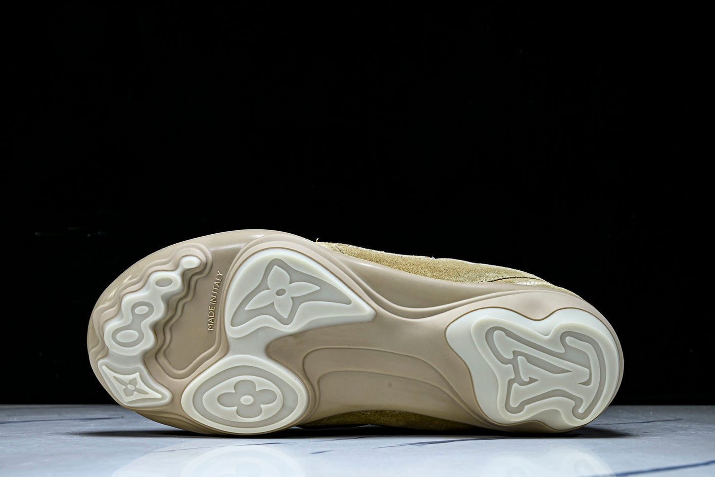 Louis Vuittоп Footprint Football Sneaker 'Beige Suede'