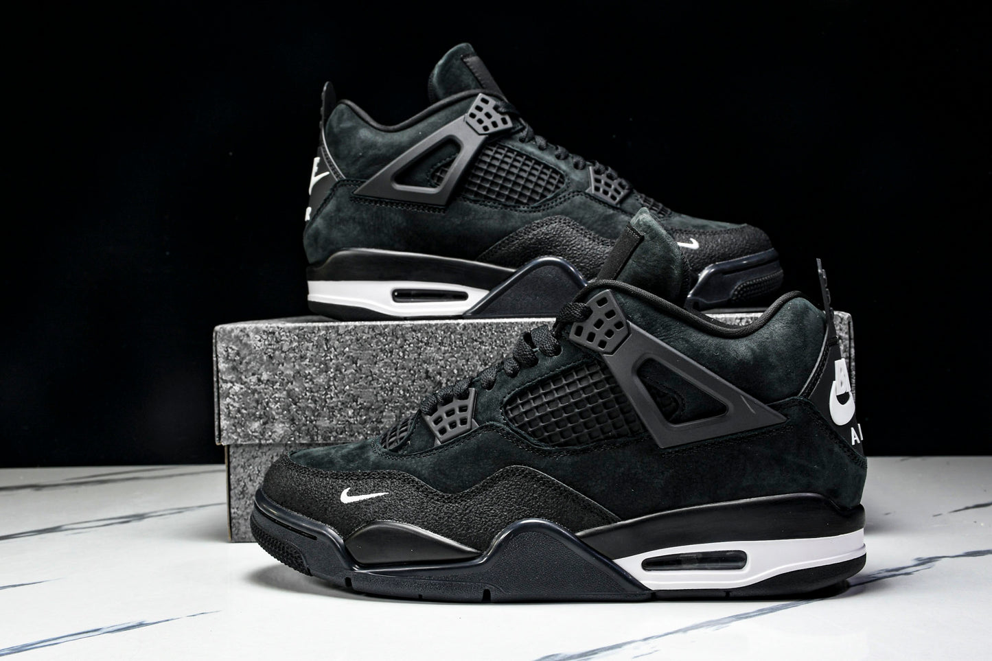 Nigel Sylvester x AJ4 Retro OG Brick by Brick 'Black' (Unreleased)