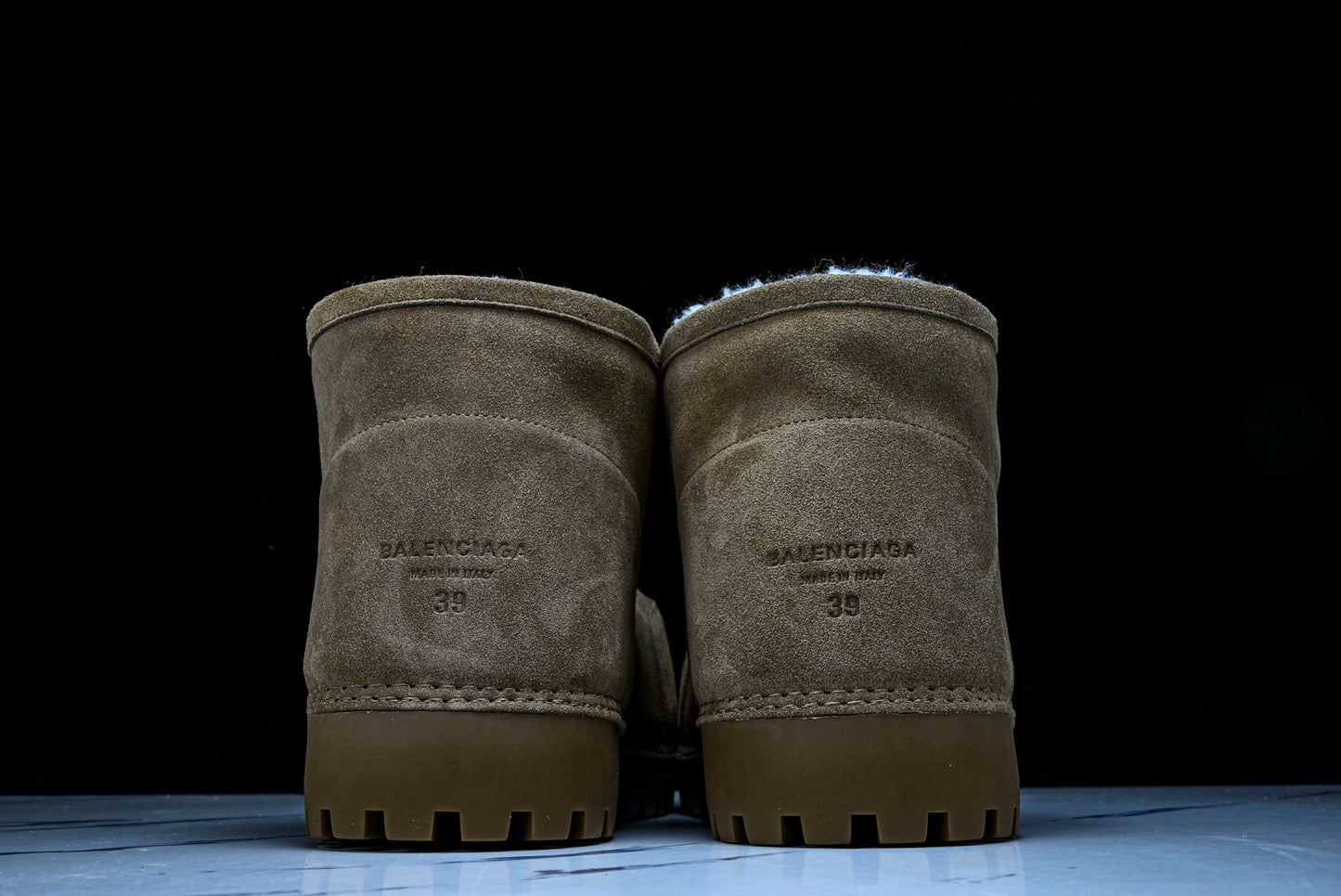 Вalenciaga Alaska Fur Low Boot 'Brown'