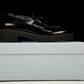 Prada Chocolate Patent Loafers 'Black'