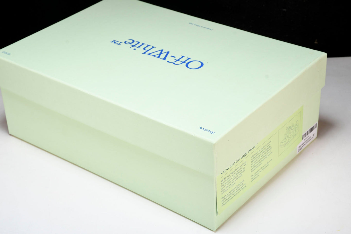 Off-White Out Of Office OOO Low Top 'Sartorial Stitching - Blue White'